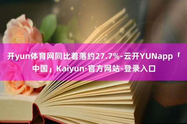 开yun体育网同比着落约27.7%-云开YUNapp「中国」Kaiyun·官方网站-登录入口